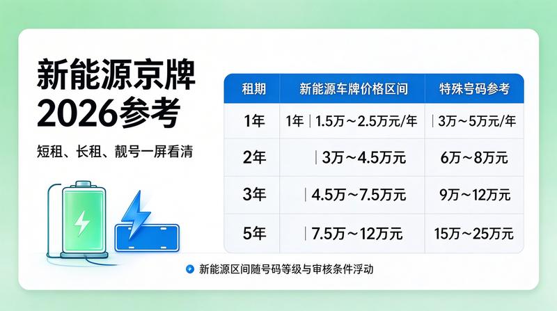 2026年北京京牌租赁市场行情分析